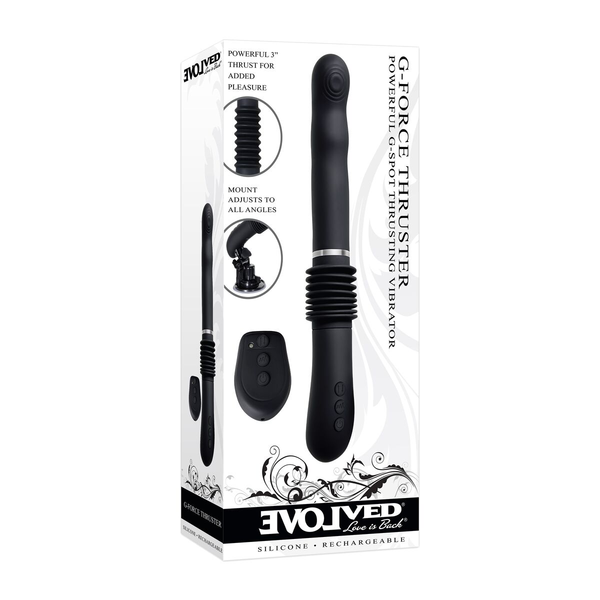Vibrator G-točke Evolved Črna